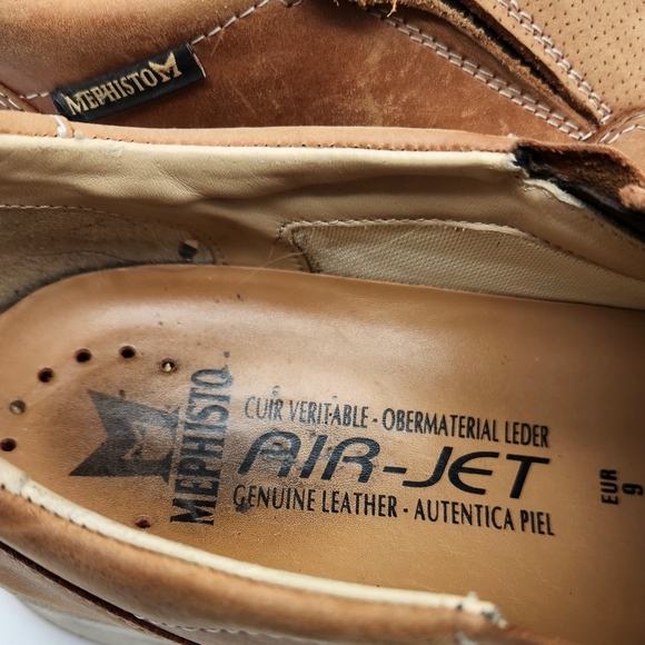 Men's Mephisto Valter Loafer Hazelnut Randy Smooth Leather 9.5M Pre-owned - Picture 5 of 11